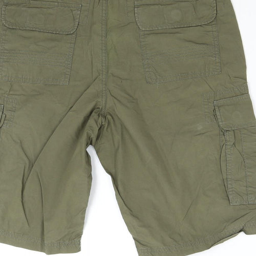 TU Mens Green   Cargo Shorts Size 32