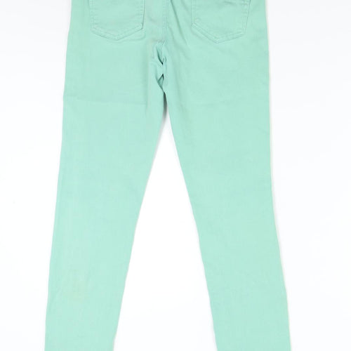 Falmer Womens Green  Denim Skinny Jeans Size 10 L30 in