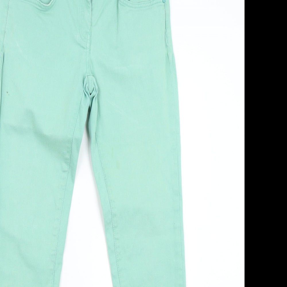 Falmer Womens Green  Denim Skinny Jeans Size 10 L30 in