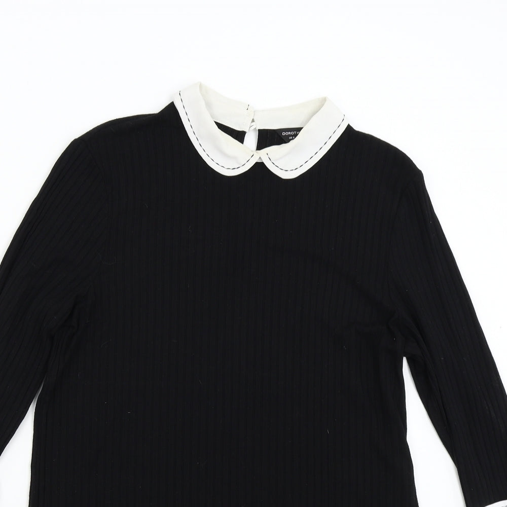 Dorothy Perkins Womens Black   Pullover Jumper Size 12