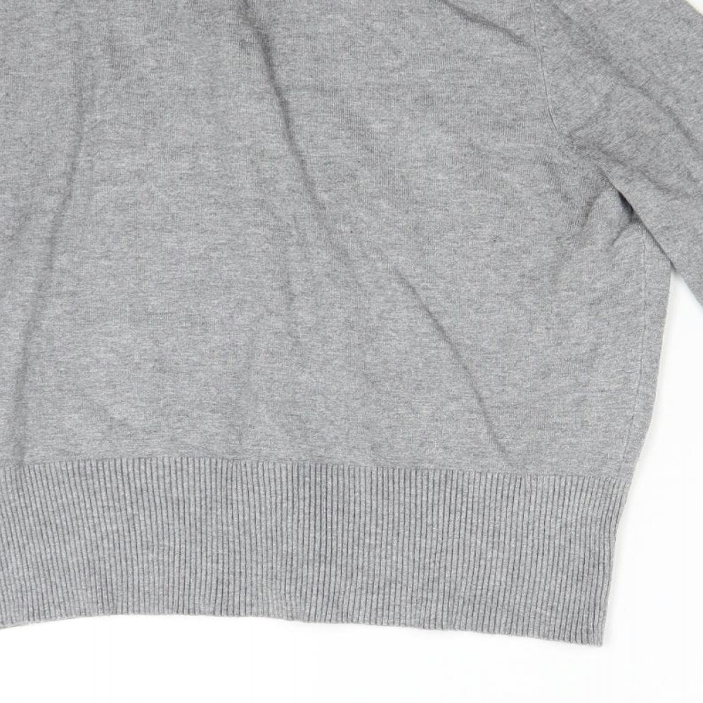 M&S Womens Grey  Knit Cardigan Jumper Size 18