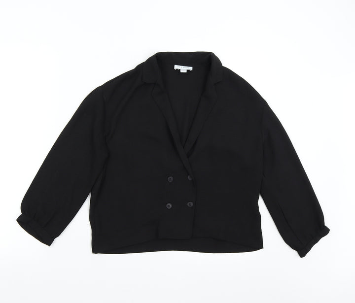 Topshop Womens Black   Basic Blouse Size 6