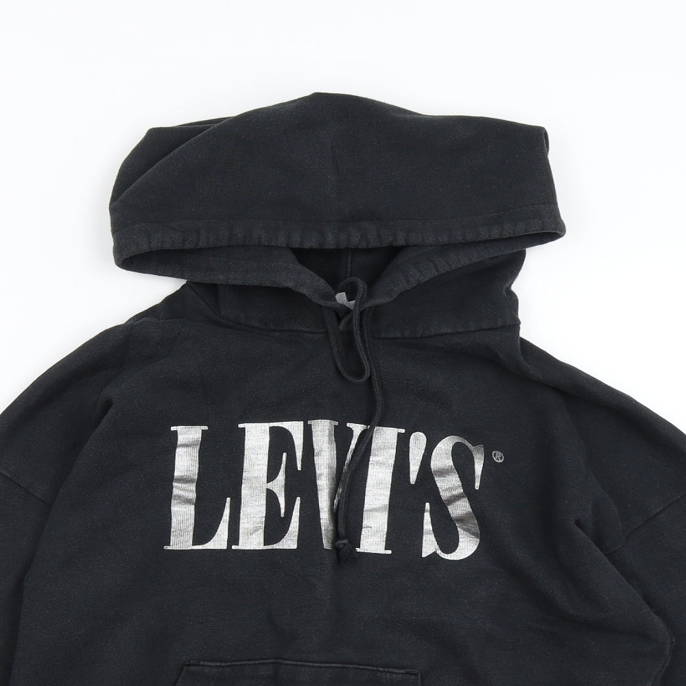 Levi's Mens Black   Pullover Hoodie Size XS  - 2XS