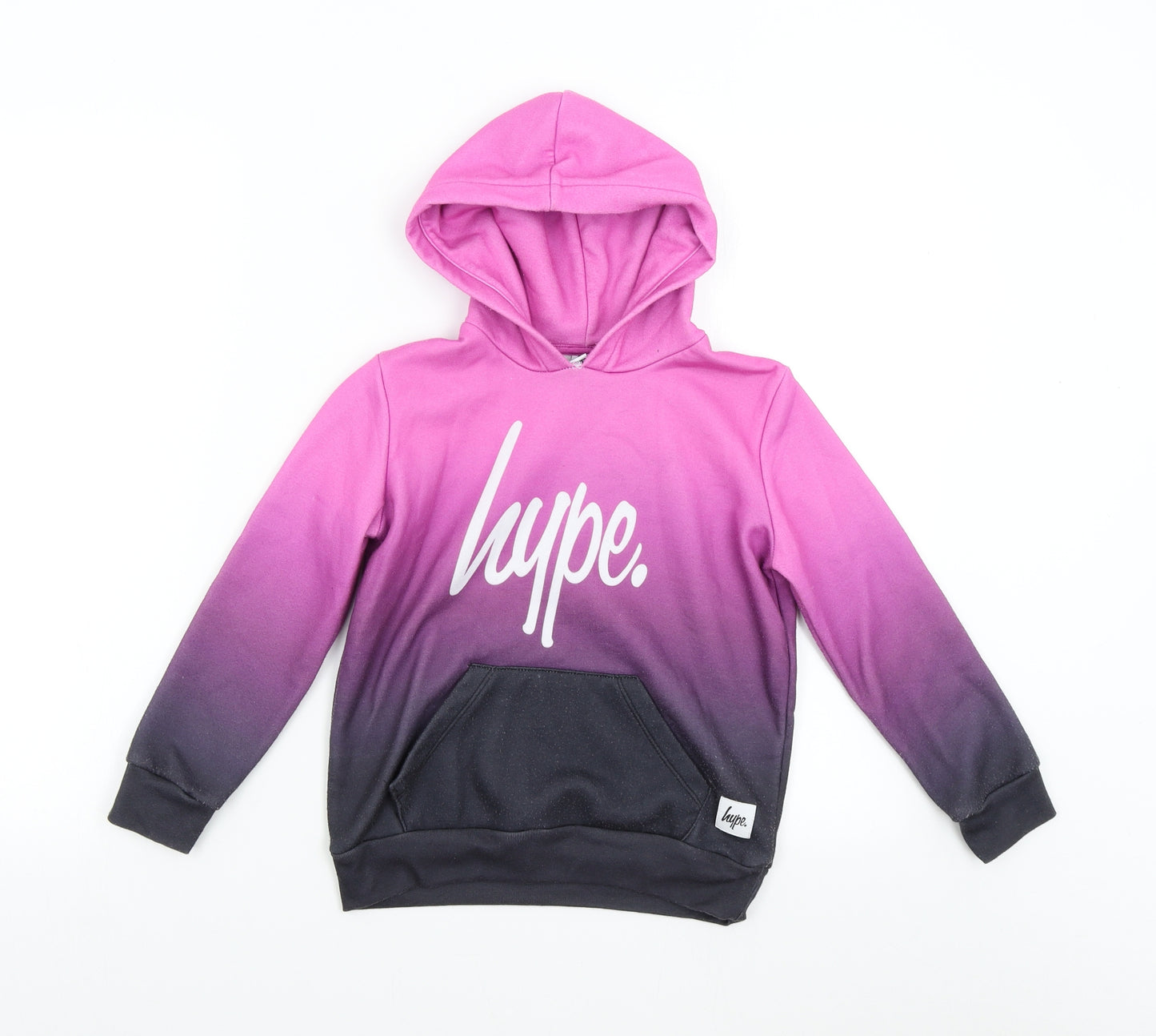 Hype Girls Pink   Pullover Hoodie Size 7-8 Years