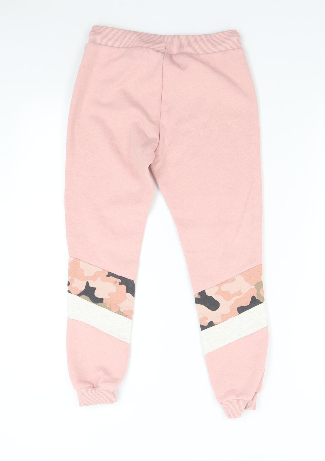 F&F Girls Pink   Sweatpants Trousers Size 8-9 Years