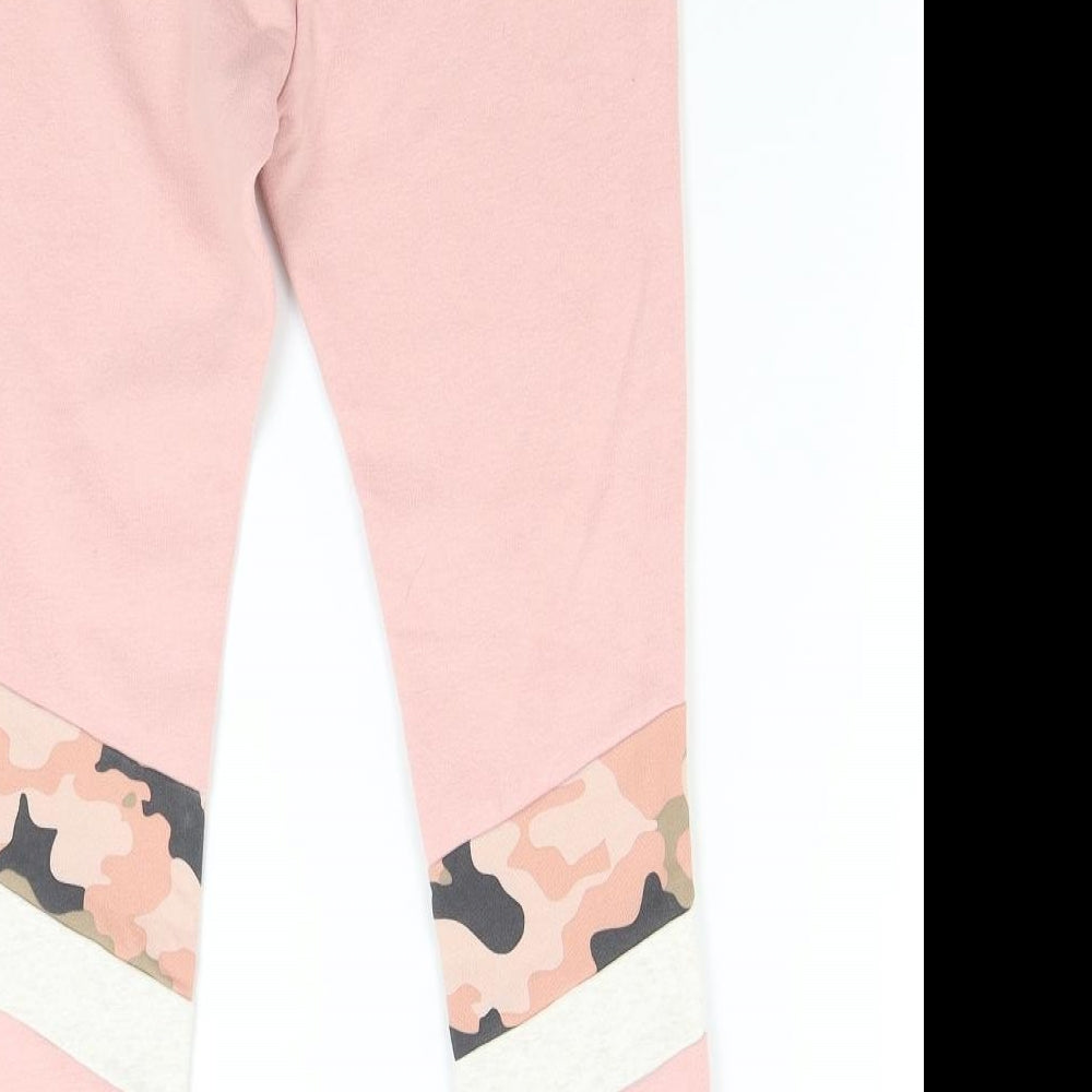 F&F Girls Pink   Sweatpants Trousers Size 8-9 Years