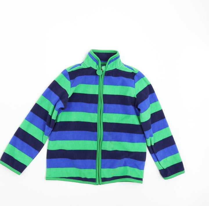 TCM Boys Multicoloured Striped Fleece Jacket Size 5 Years