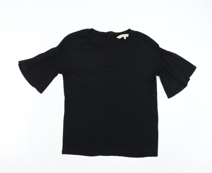 F&F Womens Black Basic Blouse Size 8