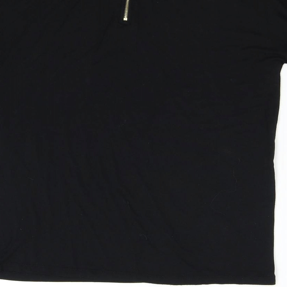 F&F Womens Black   Basic Blouse Size 8