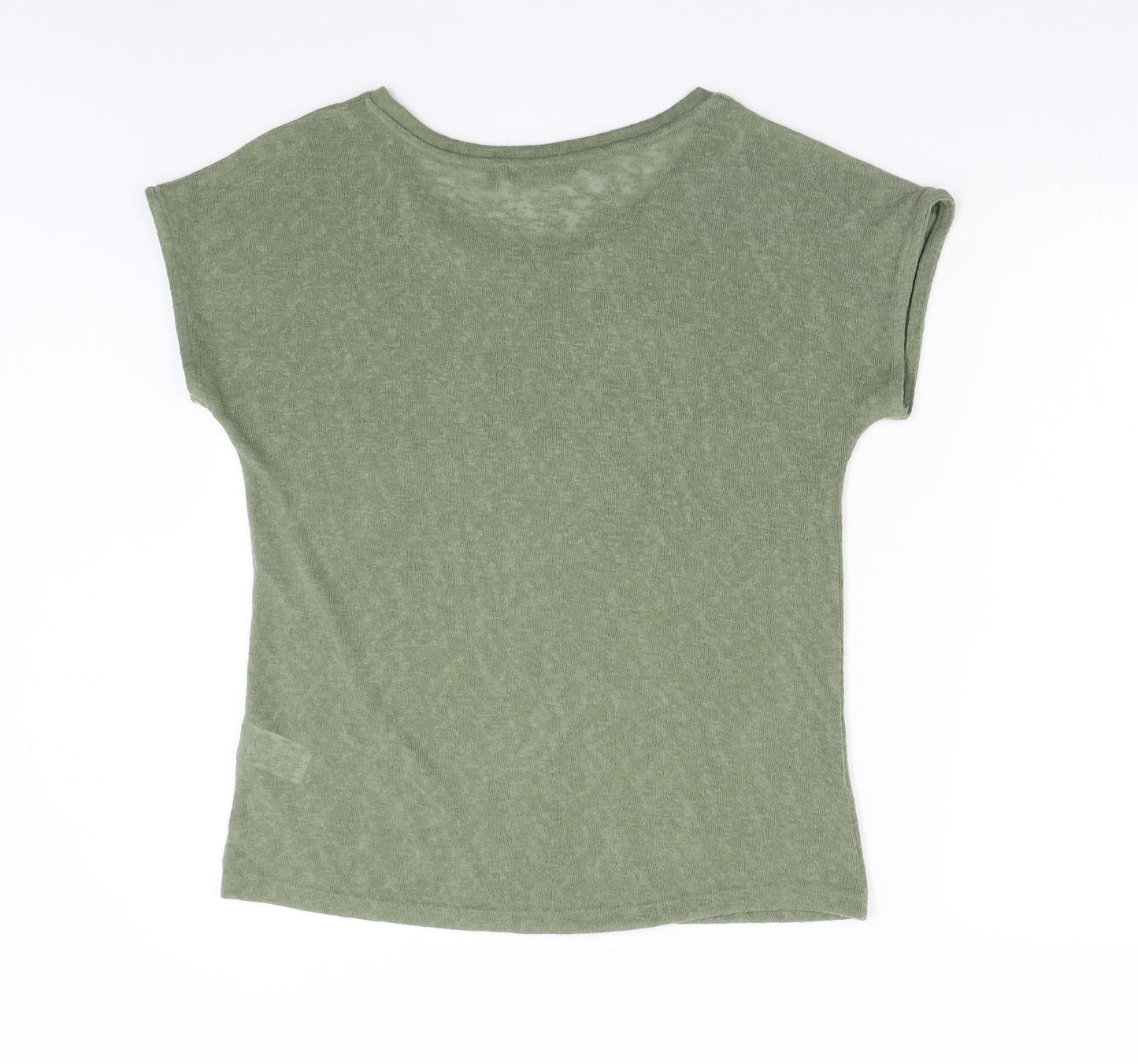 Peacock's Womens Green  Knit Pullover Jumper Size 12