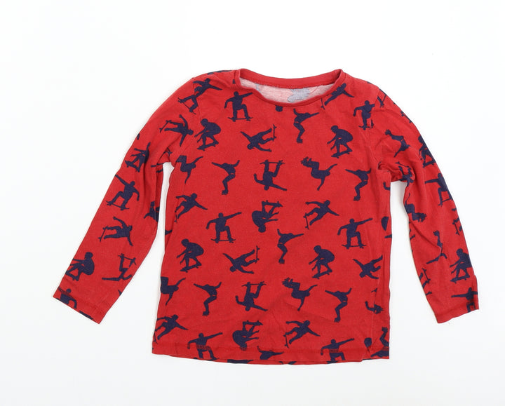 George Boys Grey   Basic T-Shirt Size 7-8 Years  - Skate Boarding