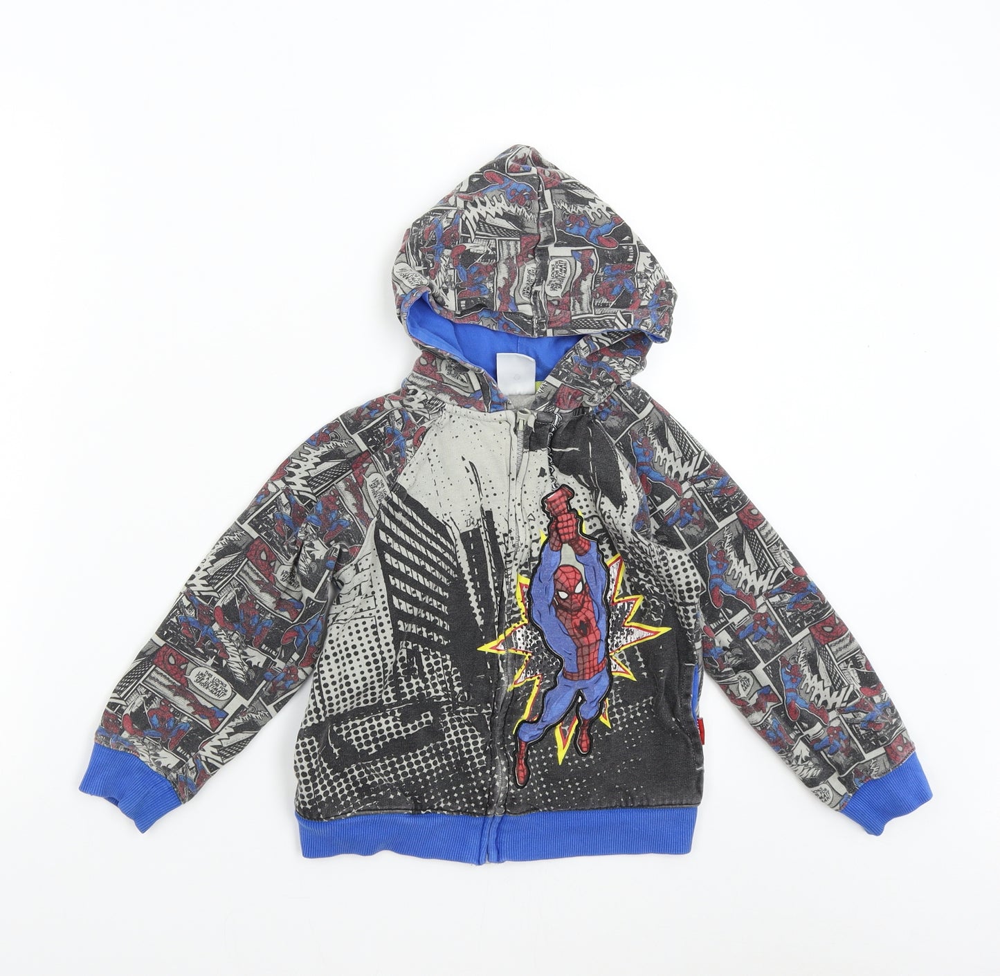 Disney Store Girls Multicoloured   Full Zip Hoodie Size 5-6 Years  - Spider-Man