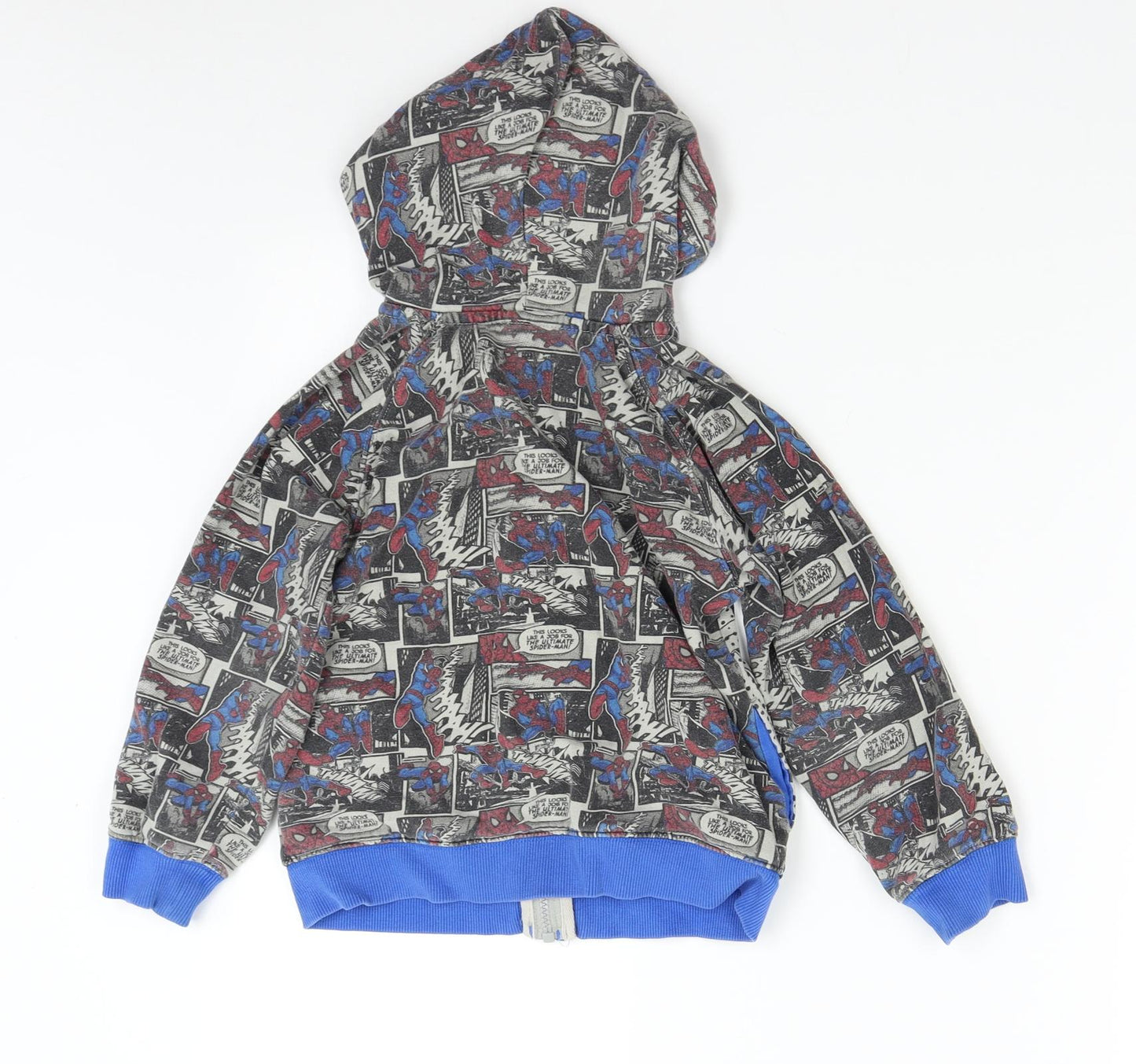 Disney Store Girls Multicoloured   Full Zip Hoodie Size 5-6 Years  - Spider-Man