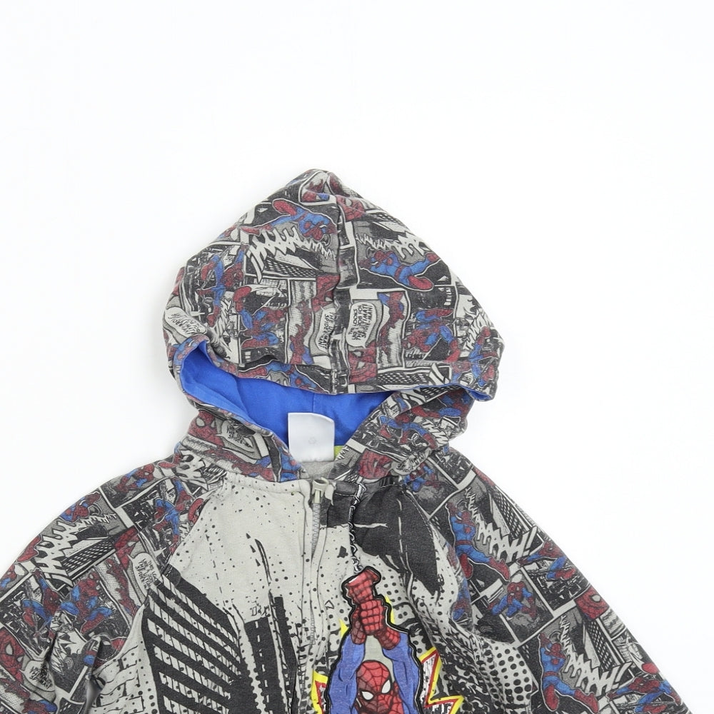 Disney Store Girls Multicoloured   Full Zip Hoodie Size 5-6 Years  - Spider-Man