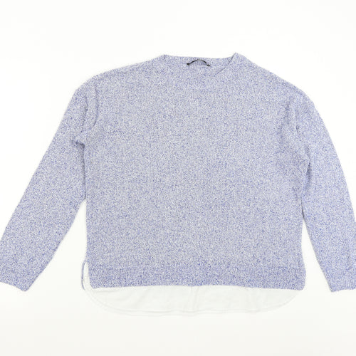George Womens Blue  Knit Pullover Jumper Size 12