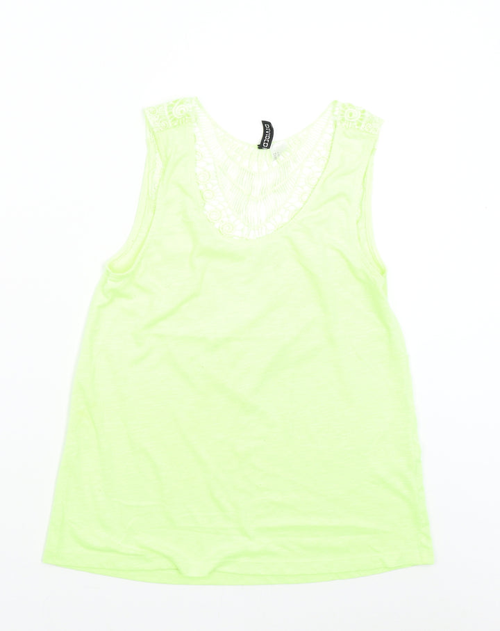 H&M Womens Green   Basic Tank Size S