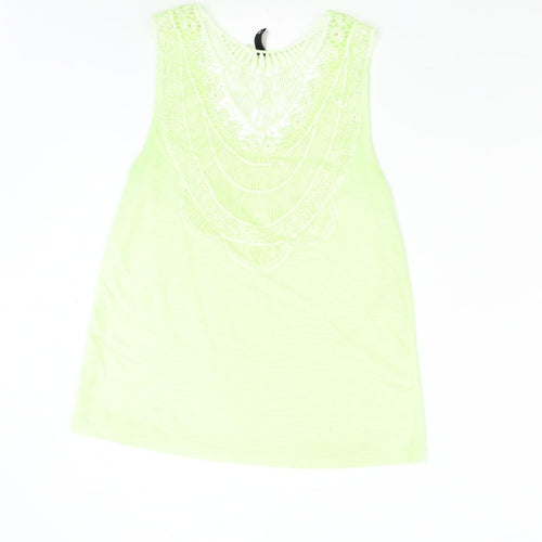 H&M Womens Green   Basic Tank Size S