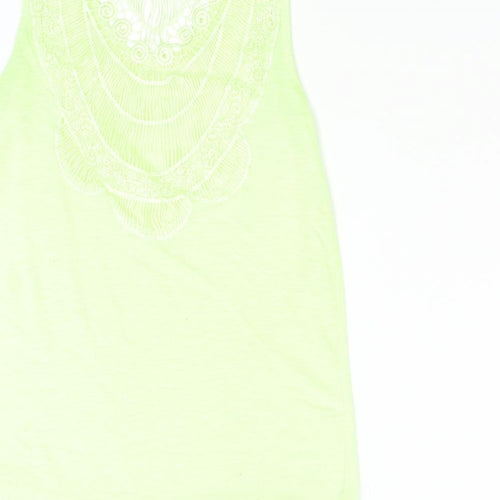 H&M Womens Green   Basic Tank Size S