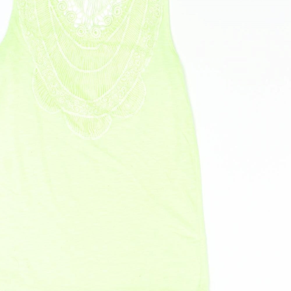 H&M Womens Green   Basic Tank Size S