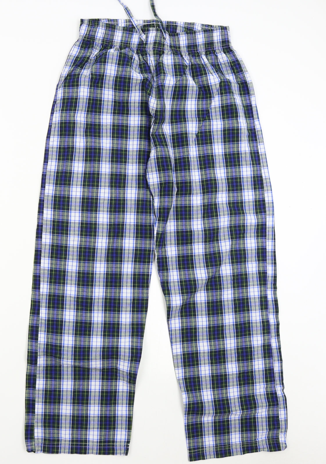 TU Mens Blue Check   Pyjama Pants Size M
