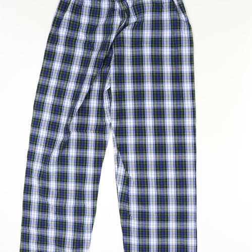 TU Mens Blue Check   Pyjama Pants Size M