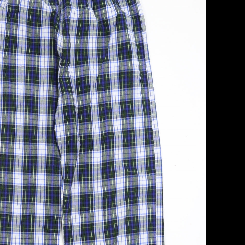 TU Mens Blue Check   Pyjama Pants Size M