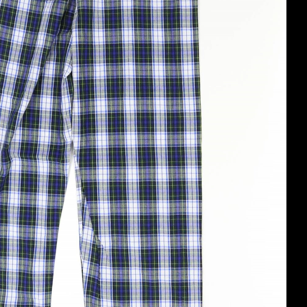 TU Mens Blue Check   Pyjama Pants Size M
