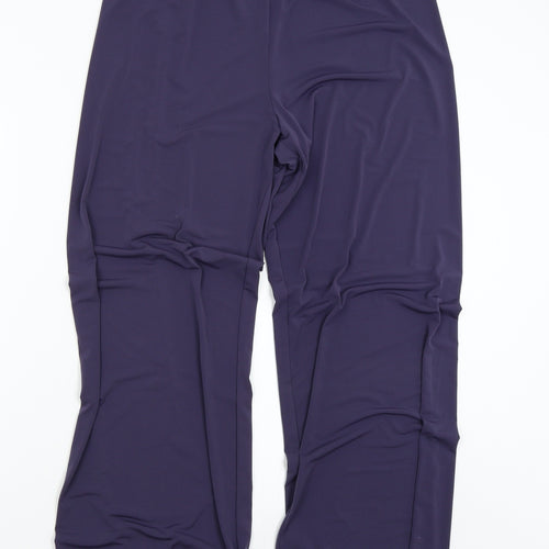 David Emanuel Womens Purple   Sweatpants Trousers Size 16 L31 in