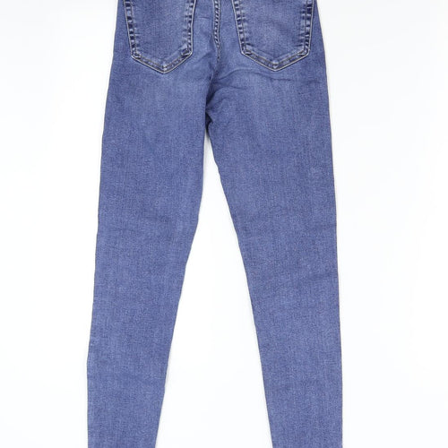 Topshop Womens Blue  Denim Skinny Jeans Size 26 L30 in