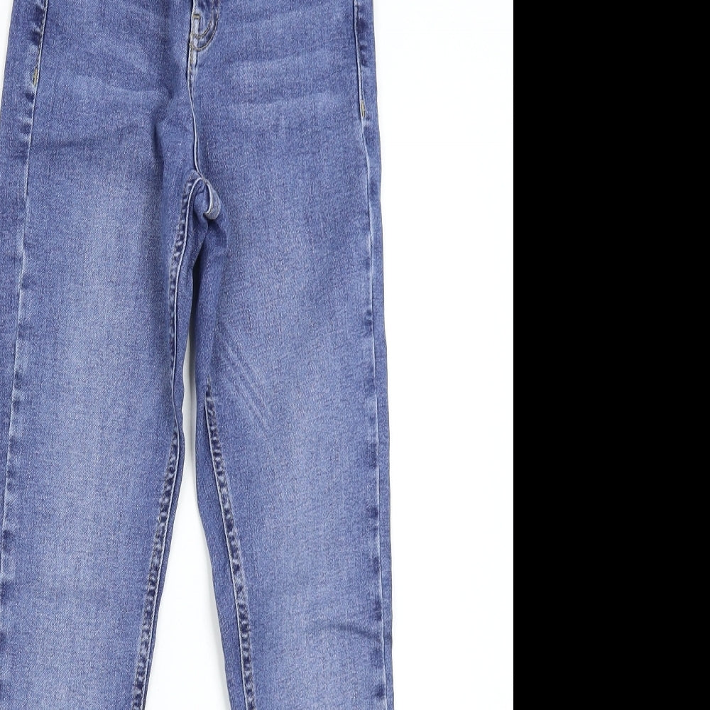 Topshop Womens Blue  Denim Skinny Jeans Size 26 L30 in