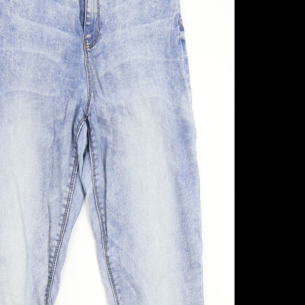 Primark Womens Blue  Denim Tapered Jeans Size 18 L28 in