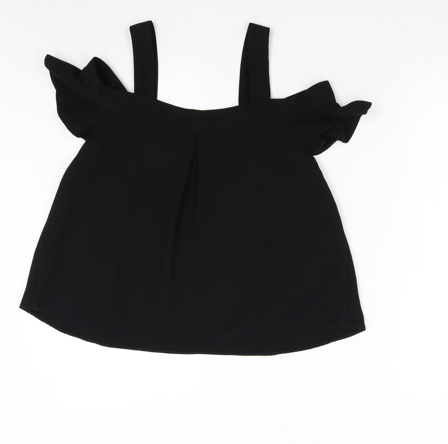 Topshop Womens Black   Basic Blouse Size 8