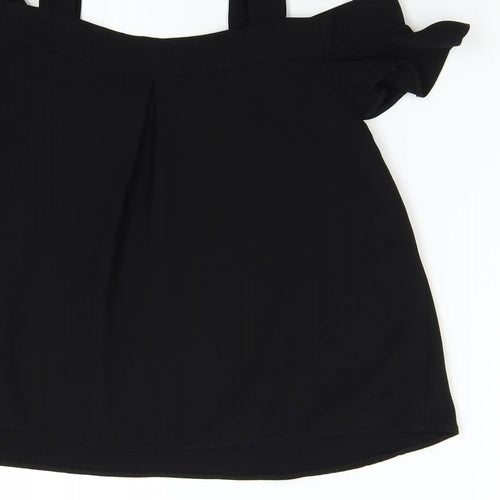 Topshop Womens Black   Basic Blouse Size 8