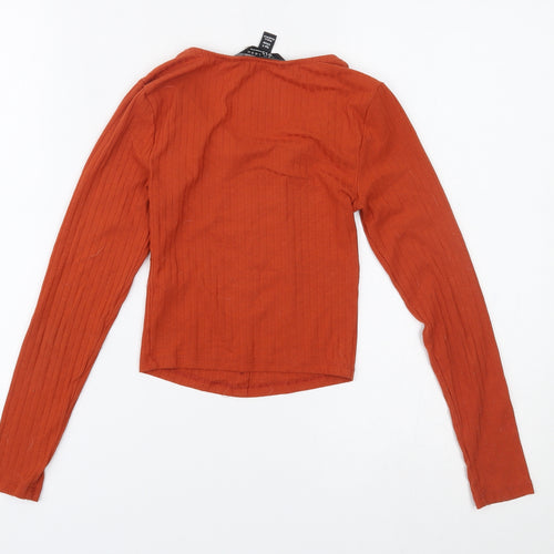 New Look Girls Orange   Basic Blouse Size 9 Years