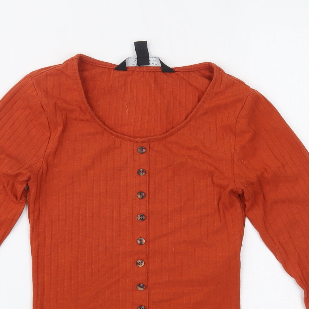 New Look Girls Orange   Basic Blouse Size 9 Years