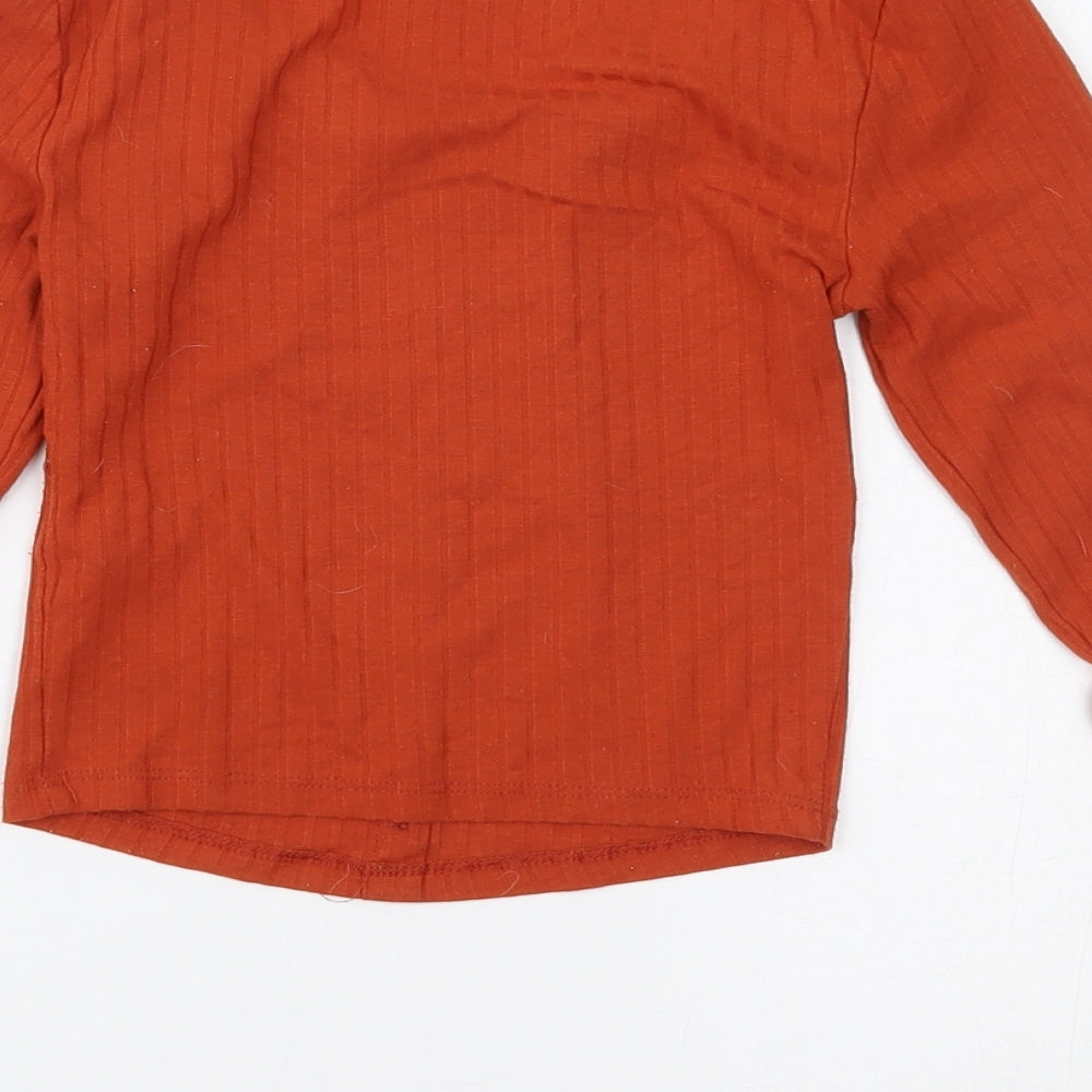 New Look Girls Orange   Basic Blouse Size 9 Years