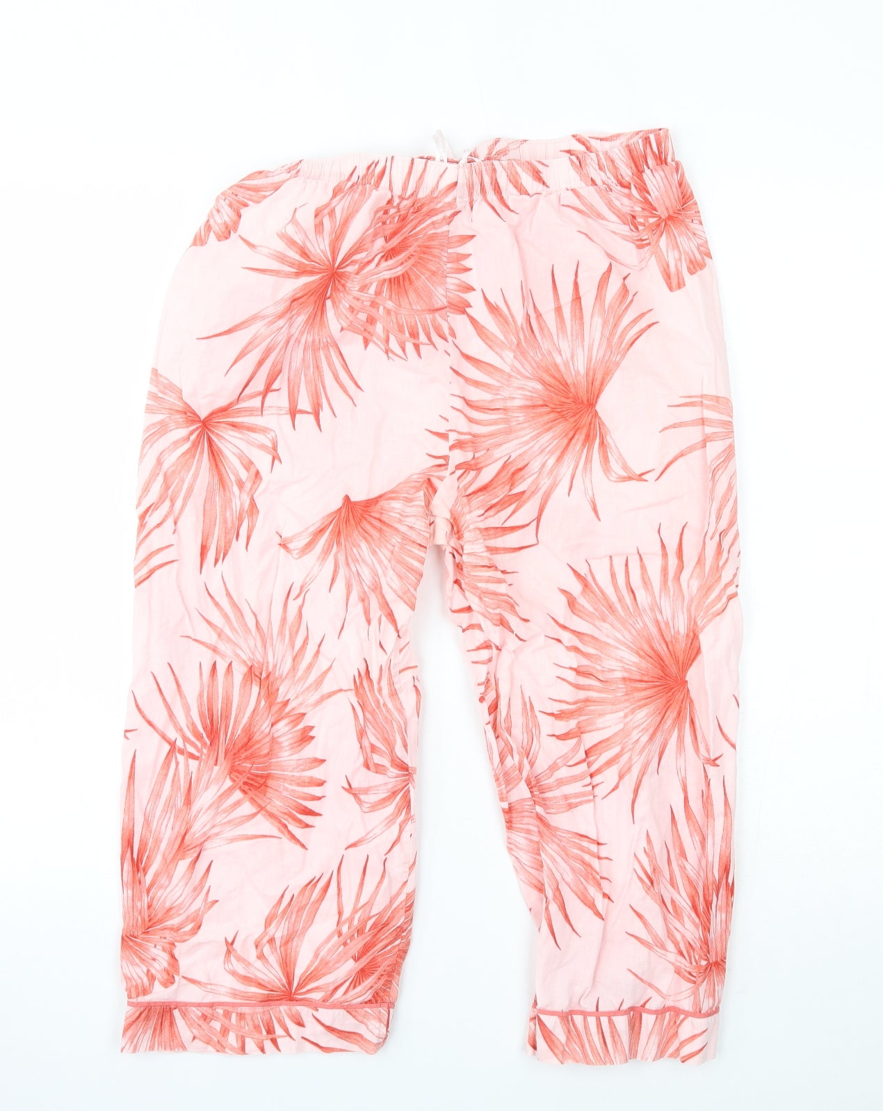 John Lewis Womens Pink Floral   Pyjama Pants Size 12