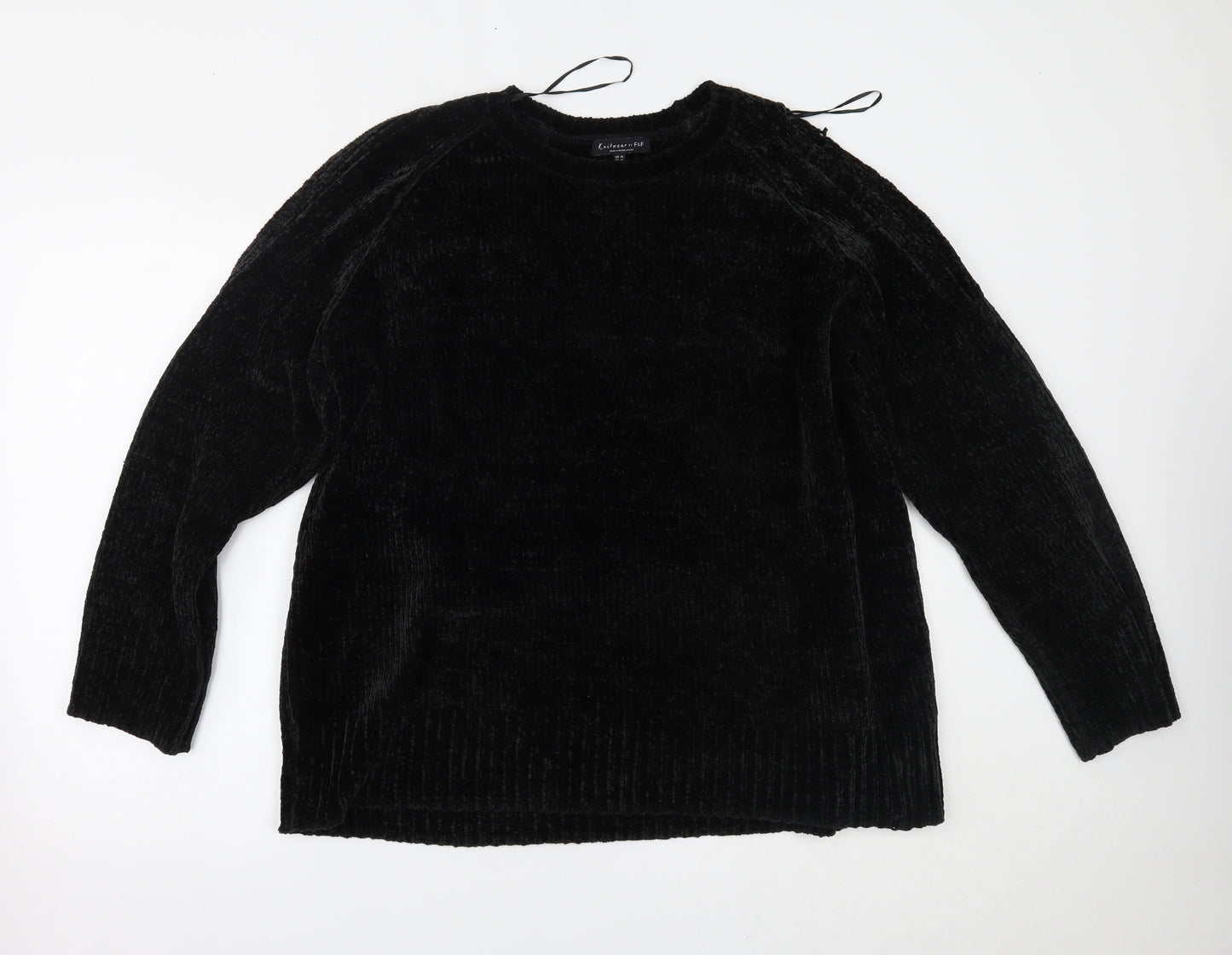 F&F Womens Black   Pullover Jumper Size 18