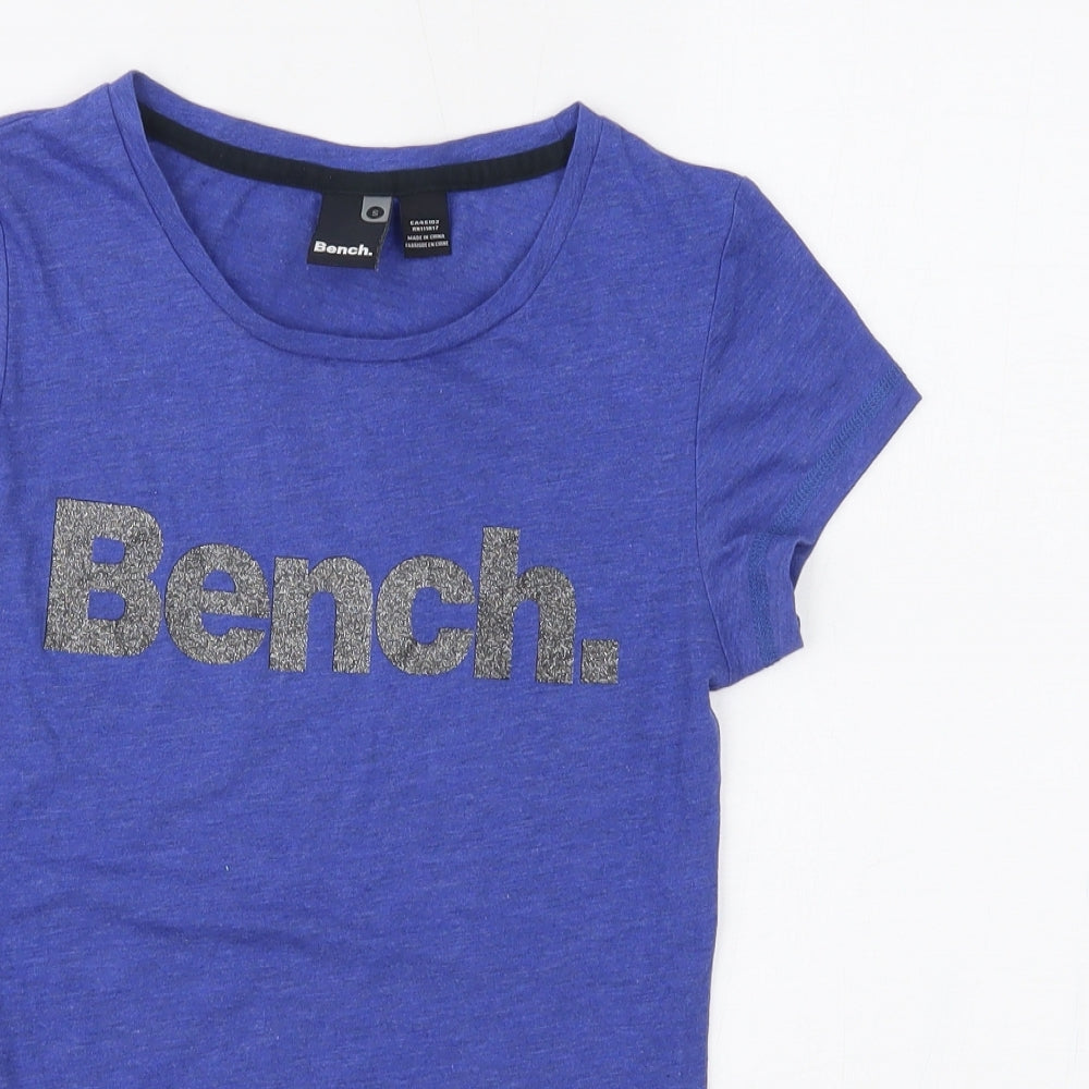 Bench Womens Blue   Basic T-Shirt Size S