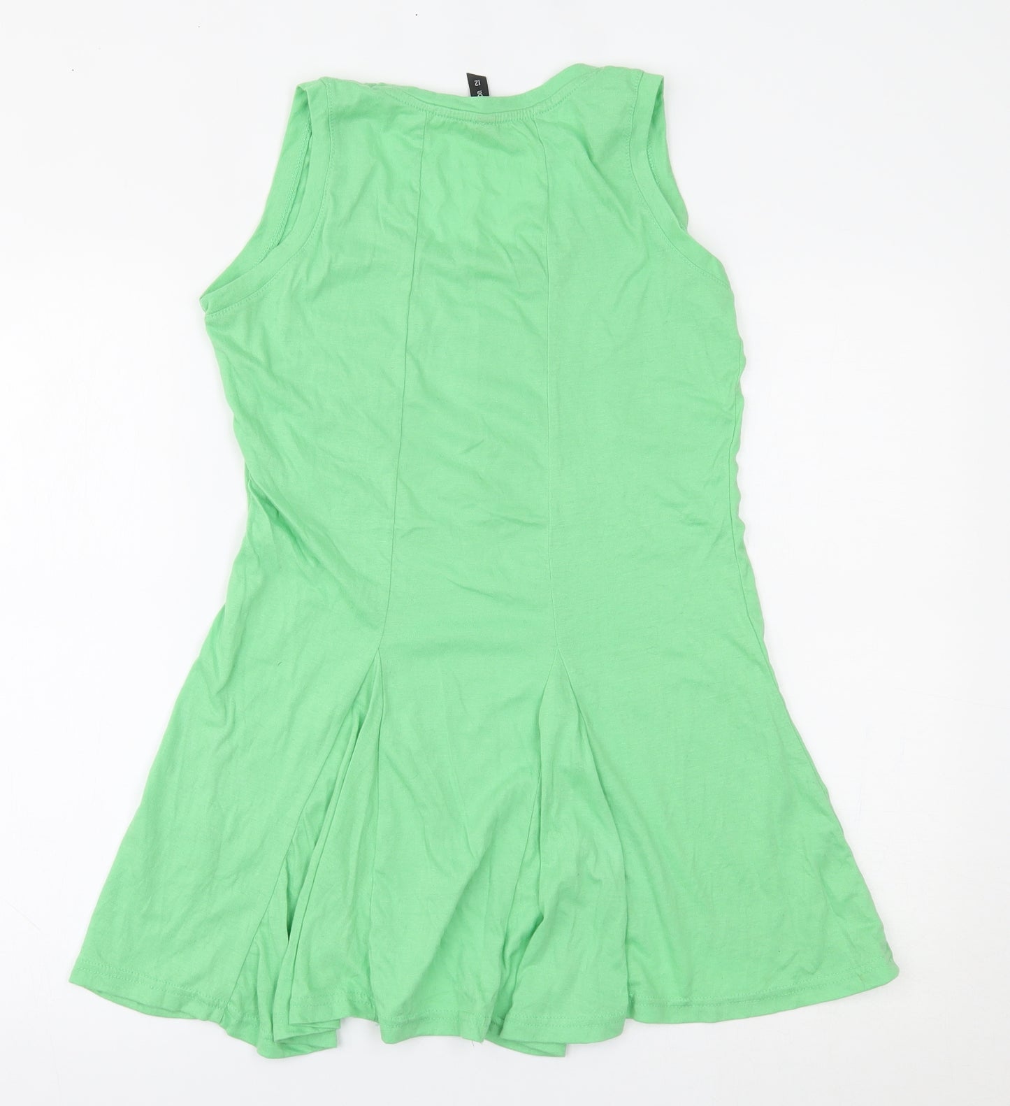 fashion junction Womens Green   Basic Tank Size 12