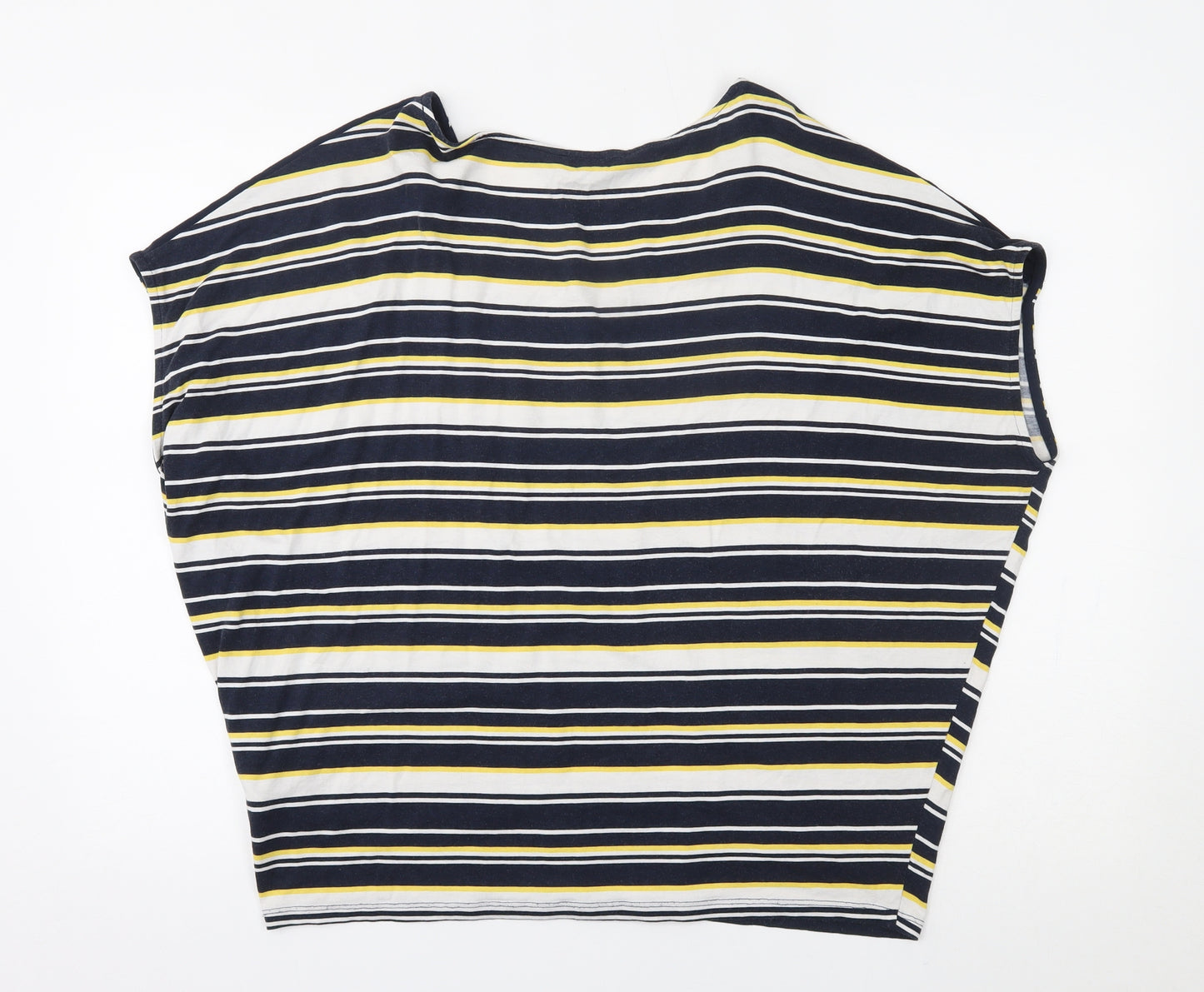 F&F Womens Blue Striped  Basic Blouse Size 18
