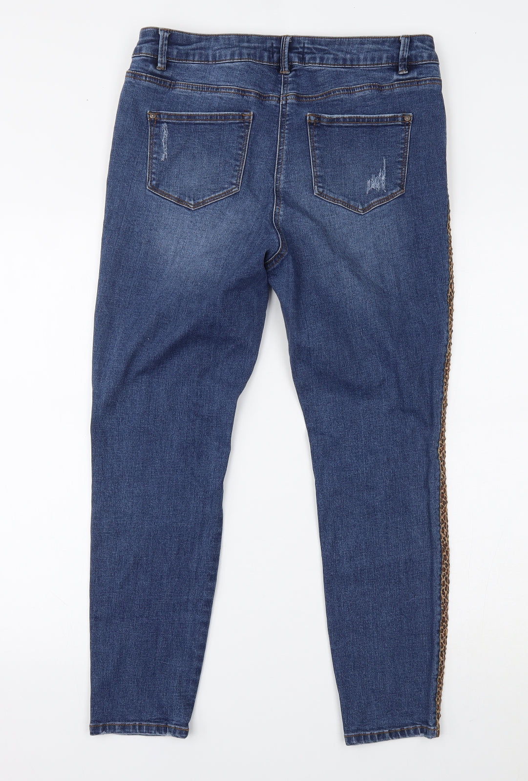 Matalan Womens Blue  Denim Skinny Jeans Size 14 L25 in