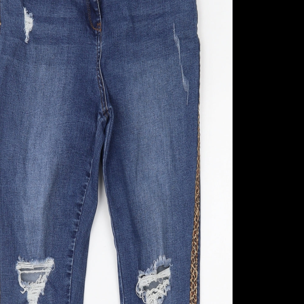Matalan Womens Blue  Denim Skinny Jeans Size 14 L25 in