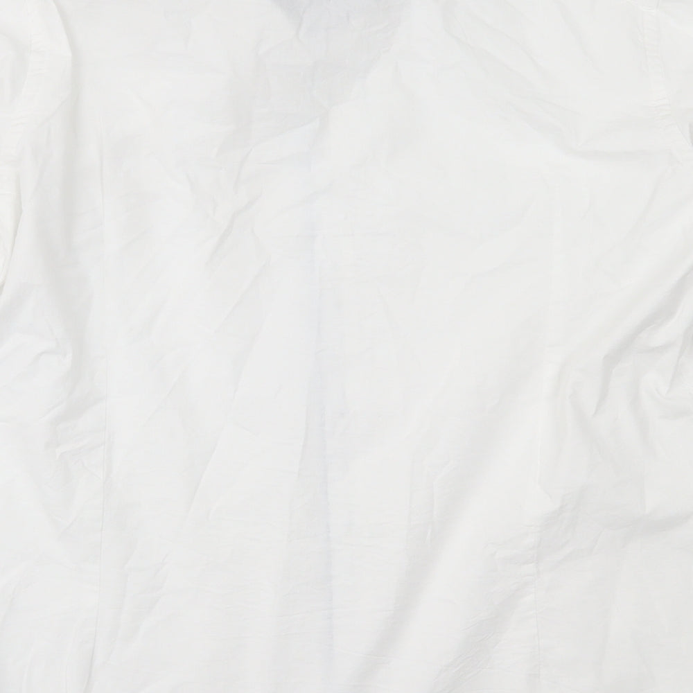 Guide London Mens White    Dress Shirt Size L