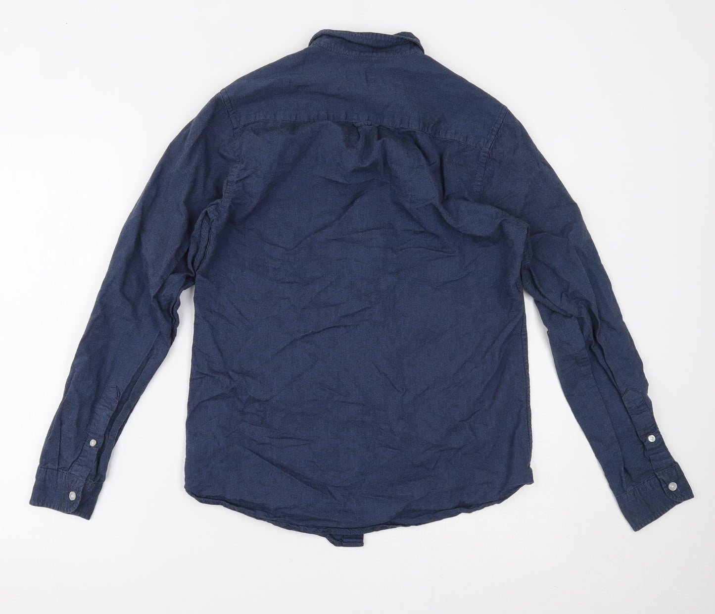 Primark Mens Blue    Button-Up Size S