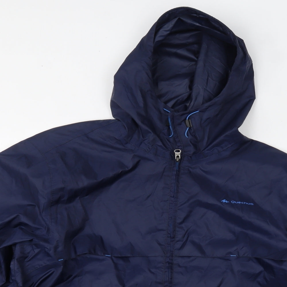 Quechua Mens Blue   Jacket  Size L