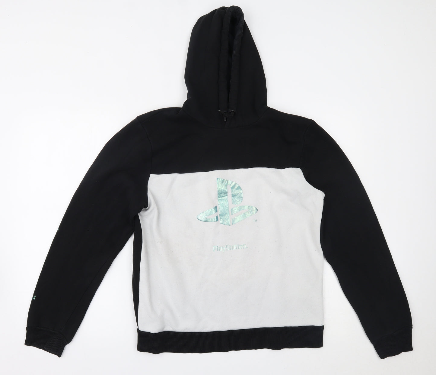 Primark Mens Black   Pullover Hoodie Size M