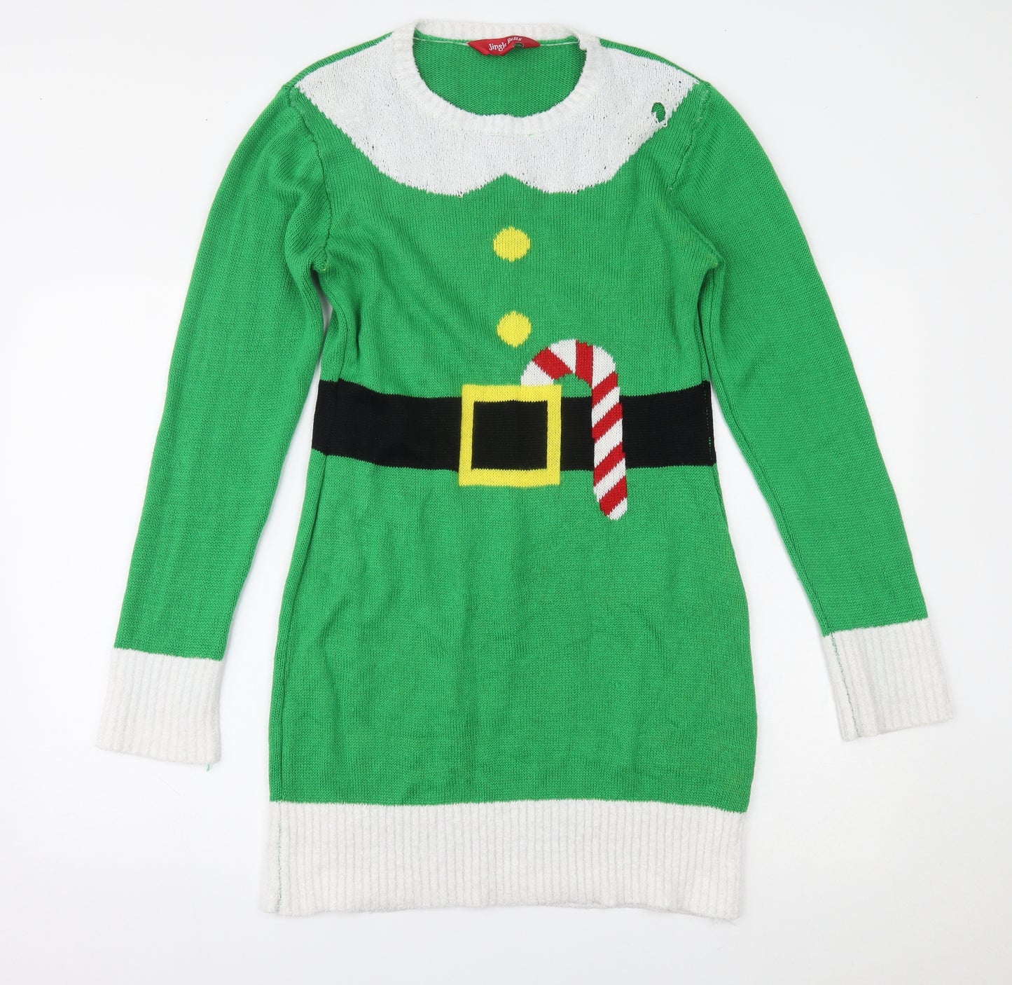 Jingle Bells Womens Green   Bodycon  Size M