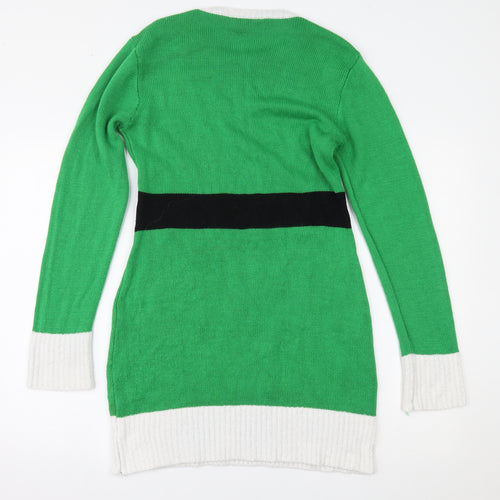 Jingle Bells Womens Green   Bodycon  Size M