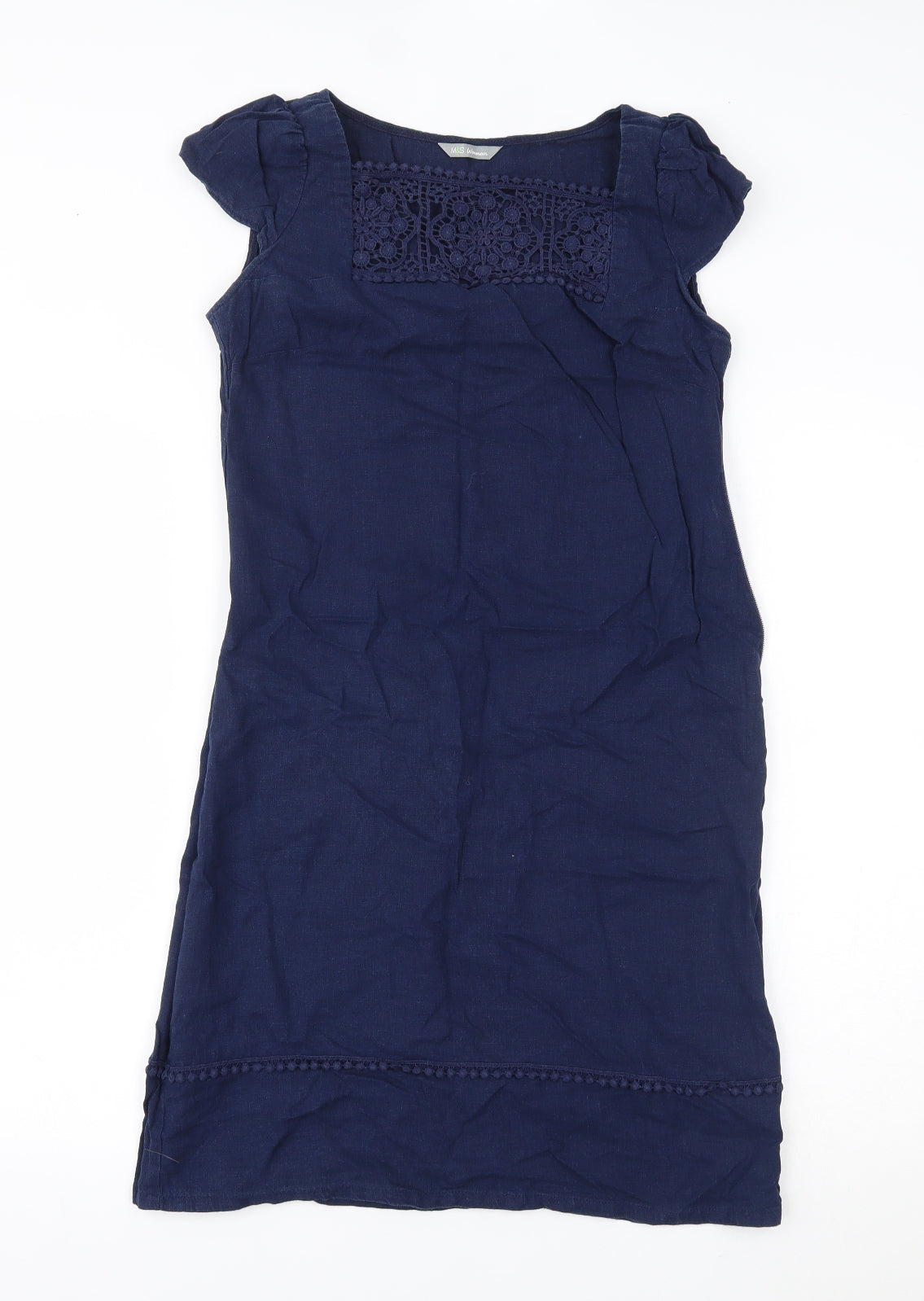 Marks and Spencer Womens Blue   A-Line  Size 8